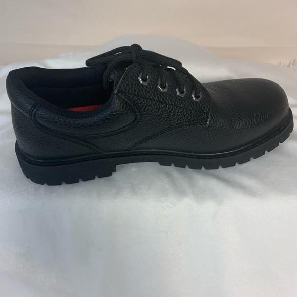 Skechers Slip Resistant Oxford Shoes Black Air-Cooled Memory Foam Men’s Sz 10.5 - Picture 6 of 10
